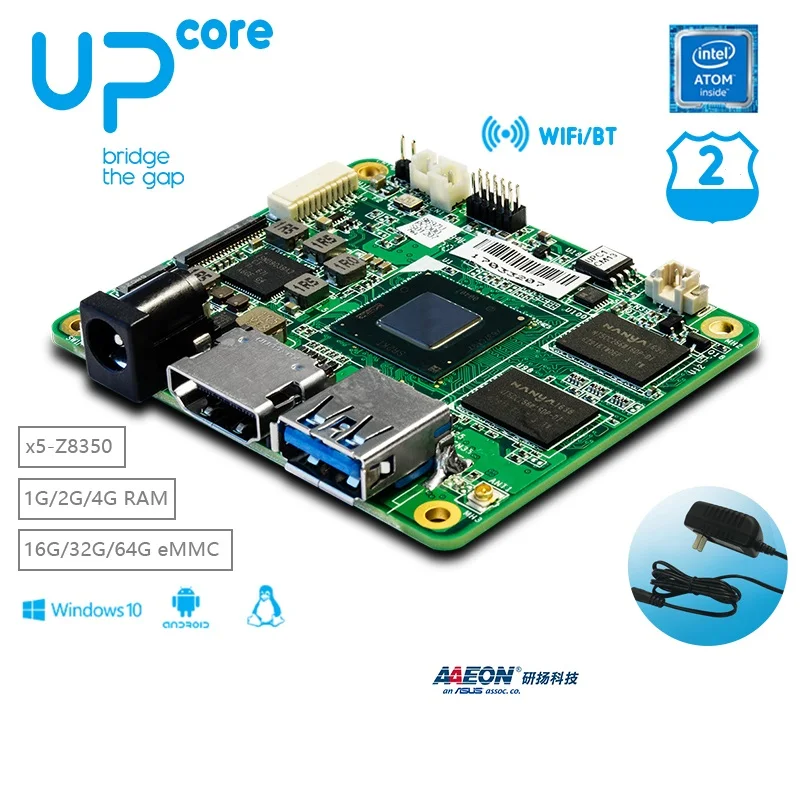 1 pcs x UP Core board Intel computer with X5-Z8350 | Электронные компоненты и принадлежности
