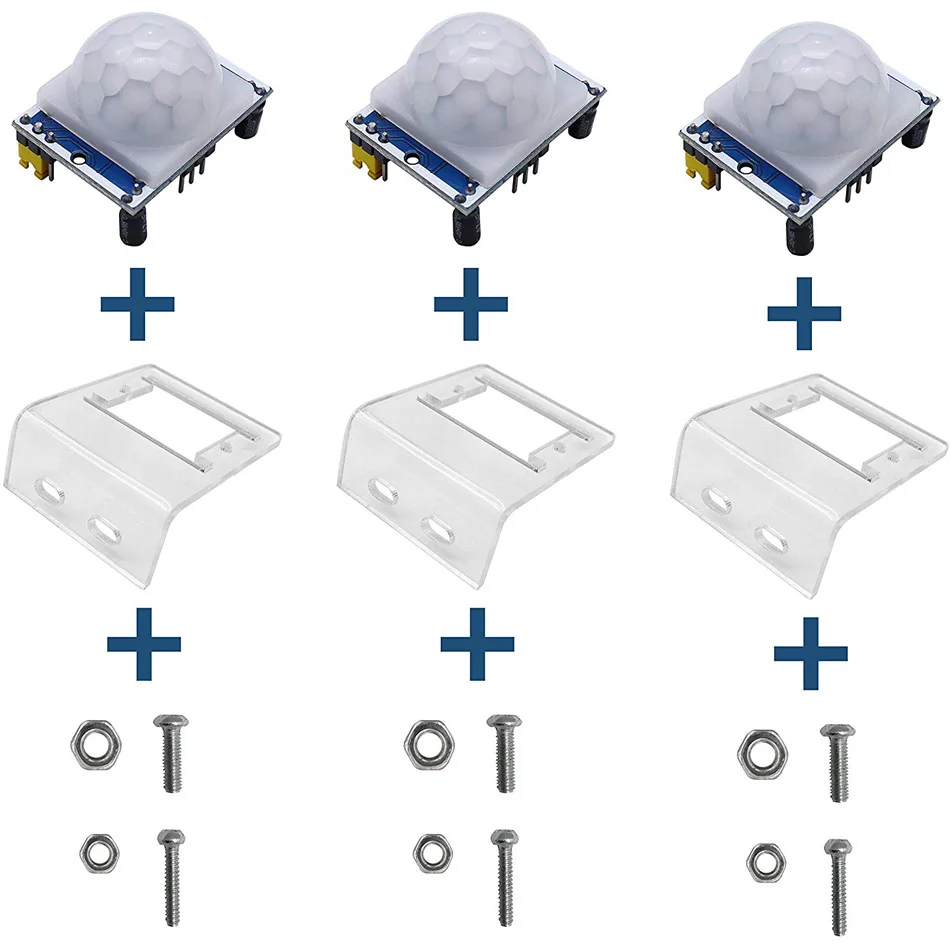 Модуль детектора движения для Arduino raspberry pi инфракрасный ИК датчик с регулировкой