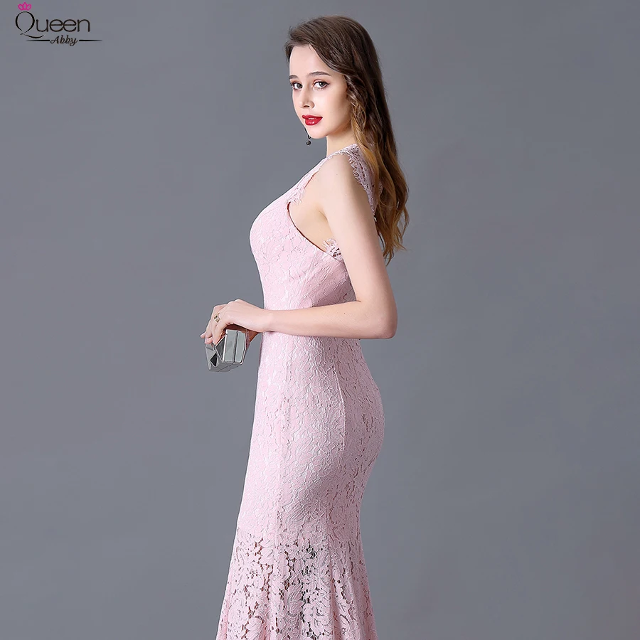 Кружевное платье русалки для выпускного вечера асимметричное королевы Abby без