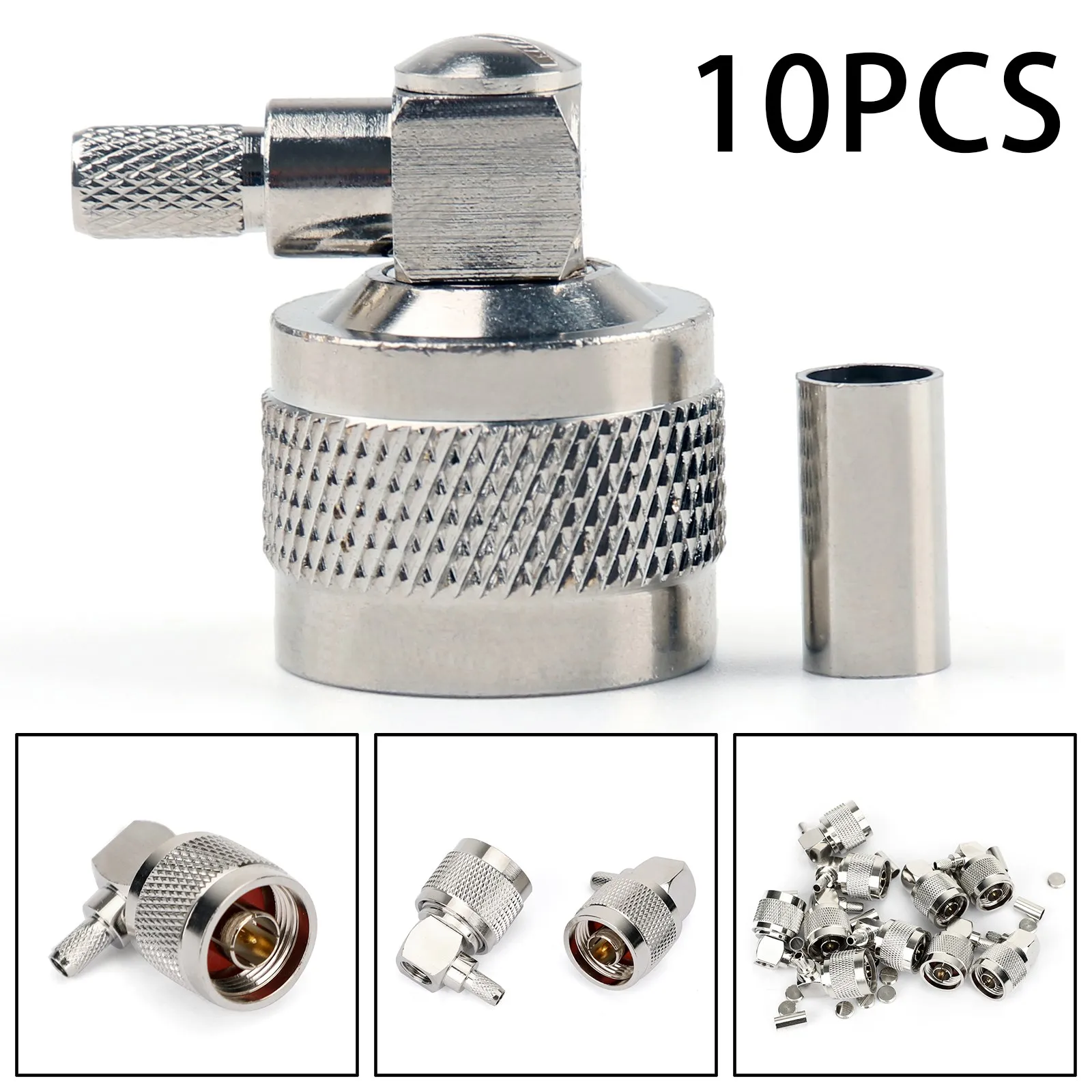 

Кабель Artudatech RG58, RG142, LMR195, RG400, обжимной штекер N, 90 °, 10 шт.