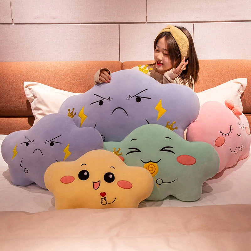

Cartoon Mood Cloud Cushions Pillows Hugs Toys Home Decor On Office Sofa Chairs Seat NOBCE Friends Tv Show Decorative Sleep Seat