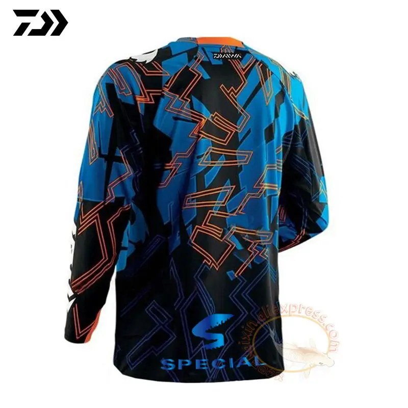 

2020 DAIWA Men Fishing Clothing Ultrathin Long Sleeve Sunscreen Anti-uv Breathable Coat Summer Fishing Shirt Size S-5XL Jerseys