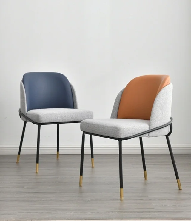 Скандинавский легкий роскошный стул для столовой спинное кресло дома ресторана