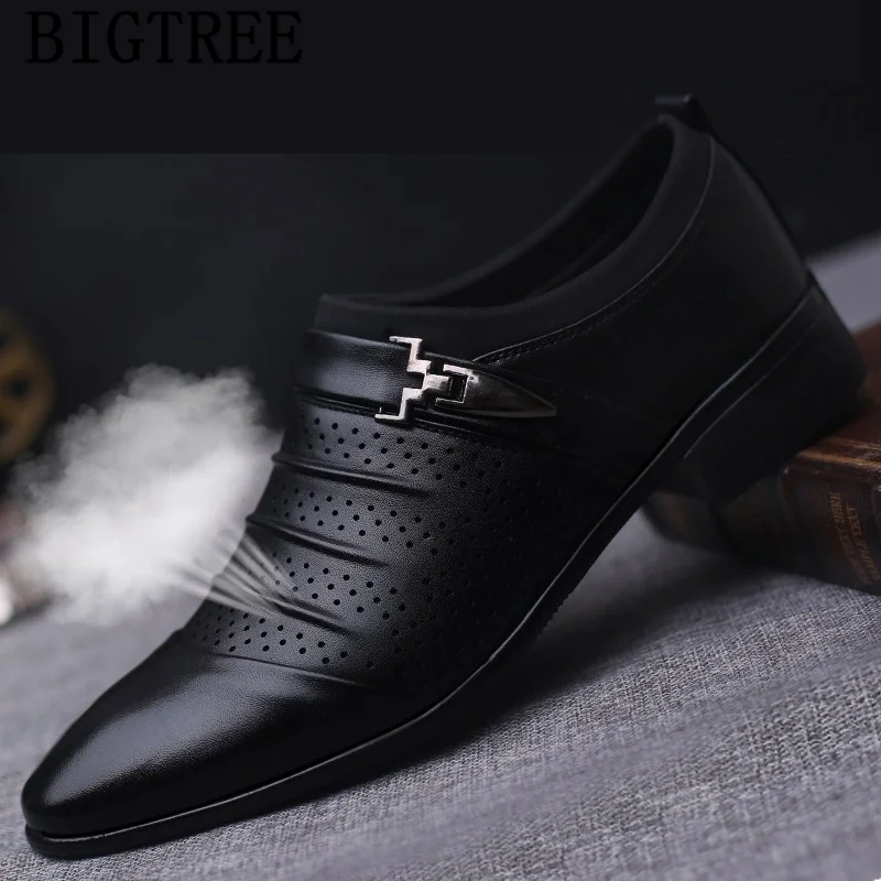  Обувь в деловом стиле Мужские классические свадебное платье итальянские