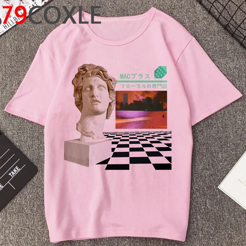 

Aesthetic Vaporwave Hip Hop T Shirt Men Harajuku 90s Casual T-shirt Streetwear Cool Graphic Tshirt Unisex Fashion Top Tees Male