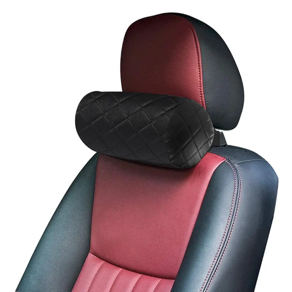 

1PC Car Styling Car Seat Neck Pillow Neck Support Comfortable Black Pillow For Fatigue Relief Car Headrest Neck