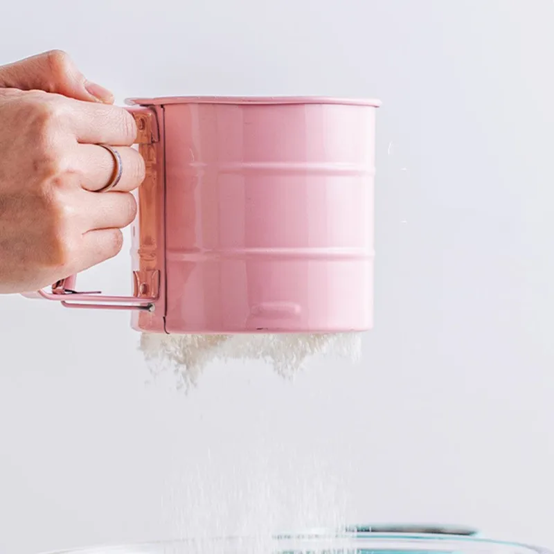 Ручной ручной шейкер для муки JO LIFE полуавтоматический какао-порошка сетчатая