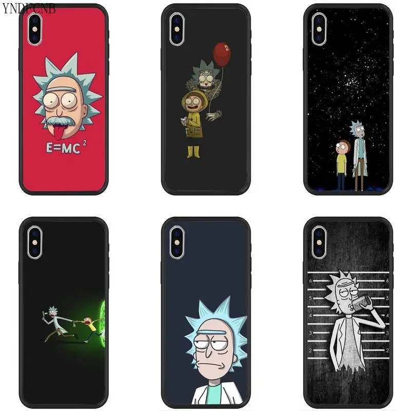 Чехол для телефона YNDFCNB Rick E = MC iPhone 11 pro XS MAX 8 7 6 6S Plus X 5 5S SE XR мягкий чехол из