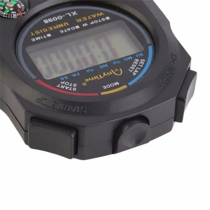 

Life Waterproof Digital Lcd Stopwatch Chronograph Timer Counter Sports Alarm Precise Delicate And Durable Electric Counter