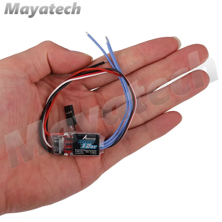 HOBBYWING товар! Щеточный электронный регулятор скорости Hobbywing FlyFun серии 12A 2-4S Электрический Скорость контроллер ESC FlyFun-12AE для RC 3D F3P