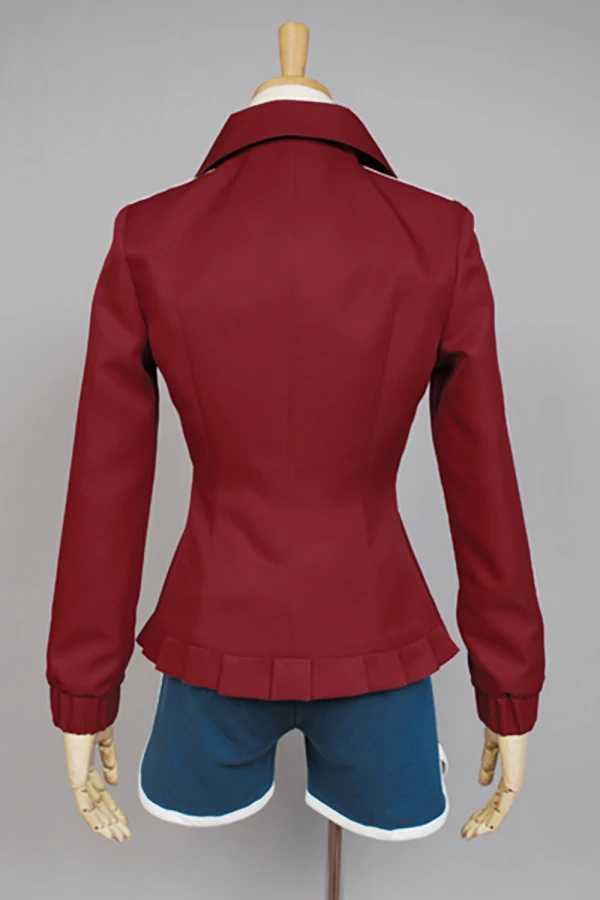 Костюмы для косплея АОИ Асахина из аниме данганронпа винно-красные шорты женщин