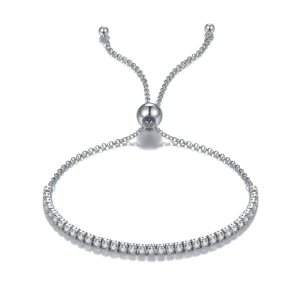 

New Fashion Woman S925 Sterling Silver Bracelet Ladies Hand Jewelry Wristband Zircon Gifts Fantastic Wristlet Trinket Pendant