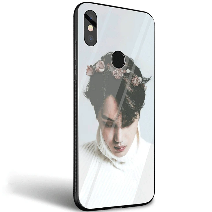 Mobile Phone Case Glass For Xiaomi Mi 8 Lite A1 A2 9 Redmi Note 5 6 7 Pro 6A 4X F1 Cover EXO |