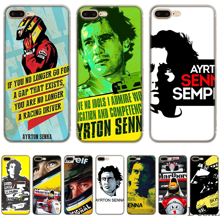 Чехол для телефона Ayrton Senna чехол iPhone 6 6s 7 8 11 Pro X XS XR Max 5 5S Se TPU |