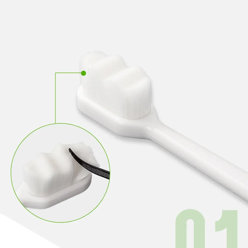 

Micron Grade Super Dense Nearly Ten Thousand Soft Bristles Multifunctional Gum Protection Toothbrush