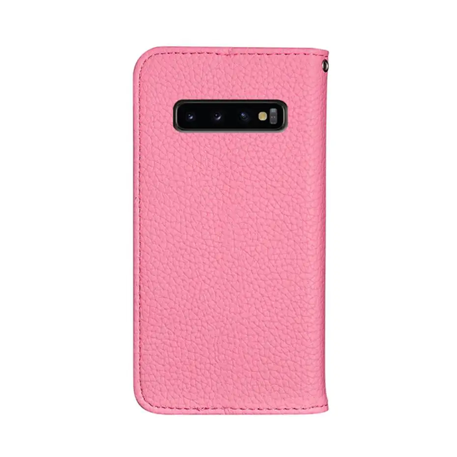 PU Leather Flip Case For Samsung S7 S8 S9 S10 J4 J6 Plus e Edge A10 A20 A30 A40 A50 A60 A70 A90 M40 Note 10 Pro Phone Case Cover