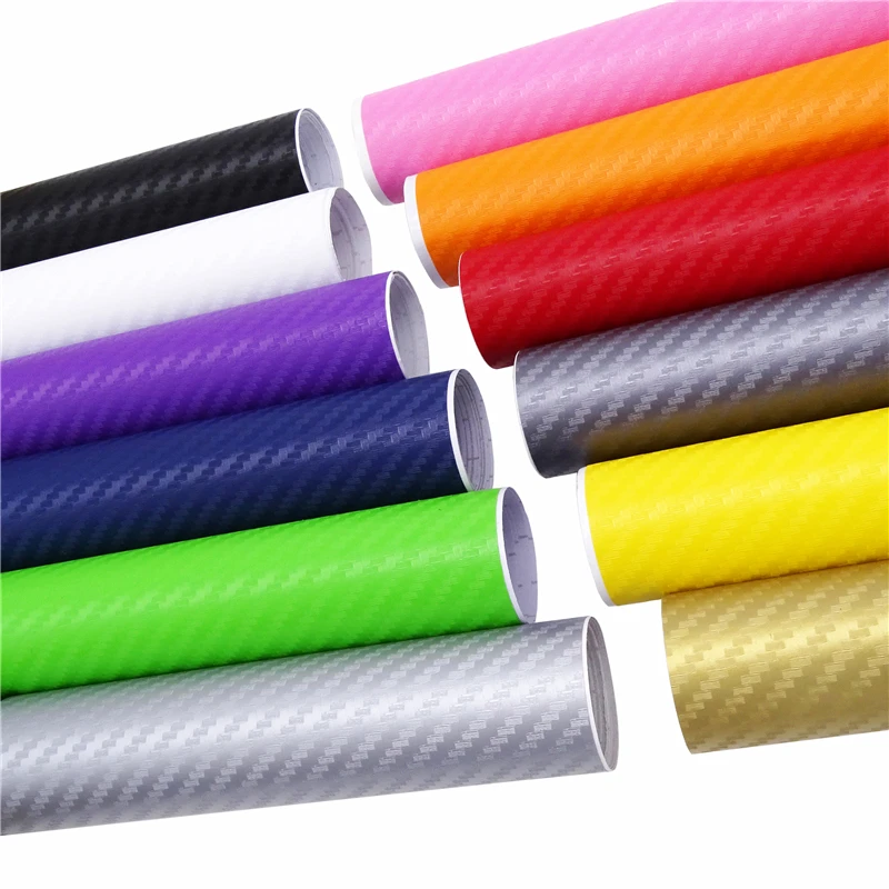 

1pc 3D Vinyl Car Wrap Sheet Roll Film Car Sticker Motorcycle Car Styling Cover Sticker Car Decoration Accessories 127cmX10cm