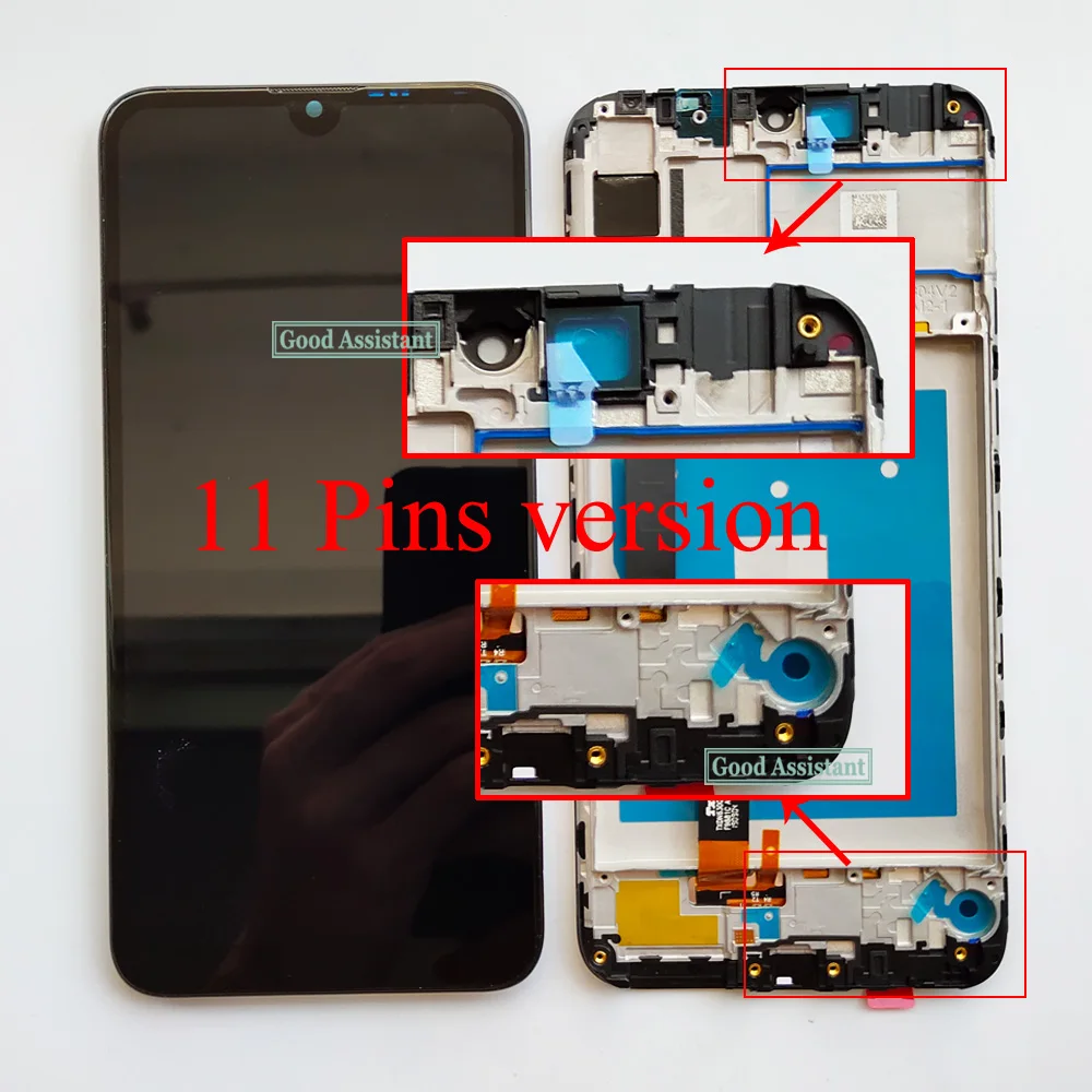 ЖК дисплей 6 3 дюйма для Huawei Y7 2019 / Prime Pro сенсорный экран с дигитайзером в сборе