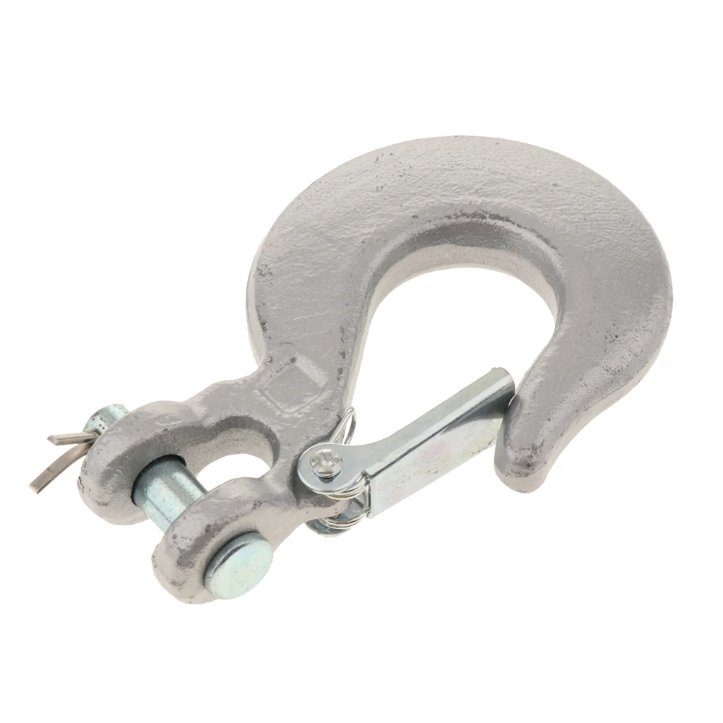 

1/4" Winch Hook, With Latch For Winches Up To 3000 Lbs Grade 70 Slip Hook