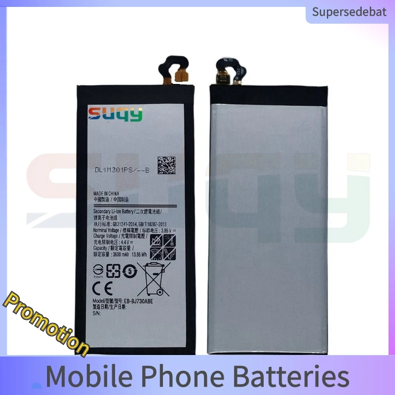 Аккумулятор для Galaxy J7 2017 SM-J730F/G/DS/GM/K 3600mAh EB-BJ730ABE Сменный аккумулятор Samsung Pro SM-J730 J730FM