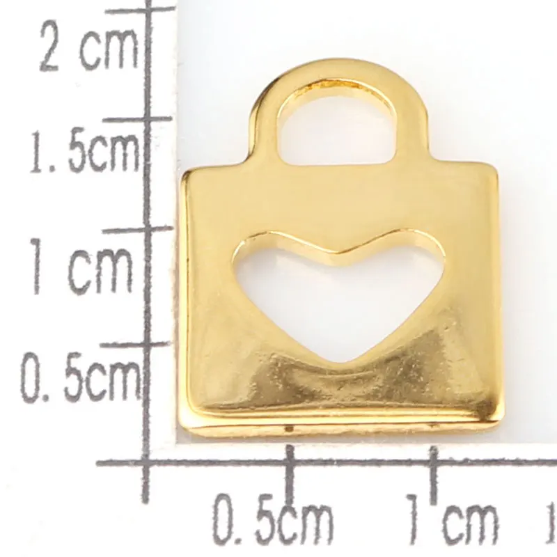 

20pcs Stainless Steel Accessories heart Key Pendant For DIY Earrings Bracelets Necklaces DIY Handmade Jewelry Making Jewelry HXD