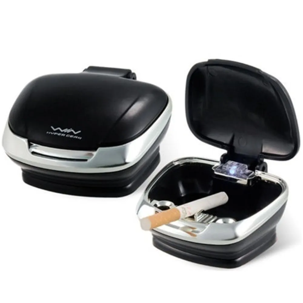 Автомобильная сигаресветильник с подсветкой USB зарядка синий светодиодный