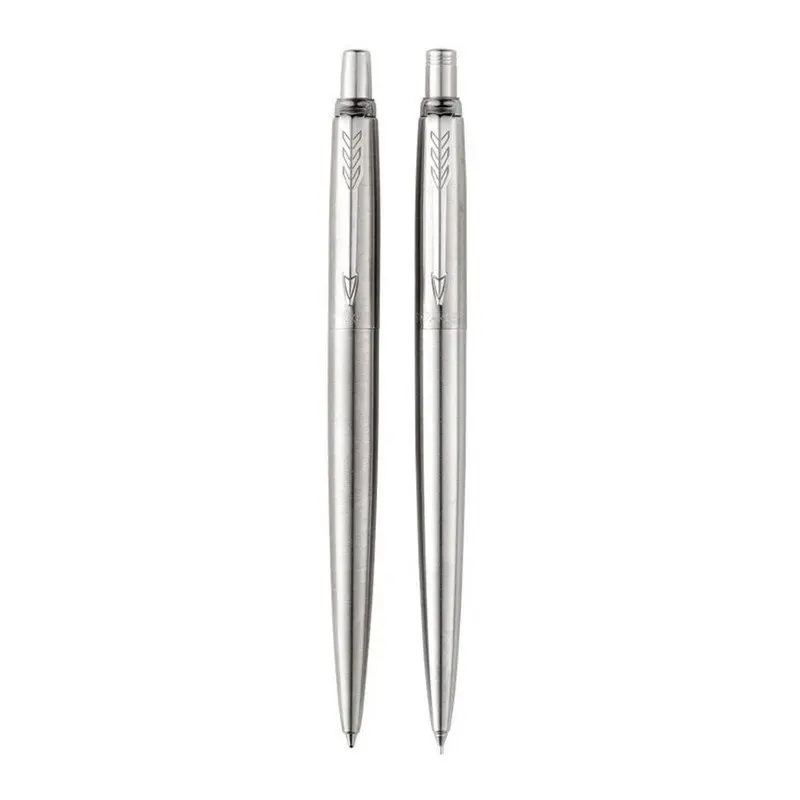 Набор PARKER &quotJotter Stainless Steel CT&quot: шариковая ручка синяя и механический карандаш 2093256