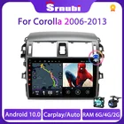 Srnubi Android 10 автомобильный радиоприемник для Toyota Corolla E140150 2007- 2015 2 Din DVD 4G WIFI стерео Мультимедиа видеоплеер DVD колонки