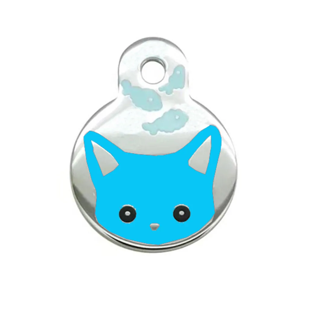

6 Colors Vet Recommended Pet Id Card Cat Personalized Many Shapes And Colors To Choose Tags Unique Design Fast Delivery New