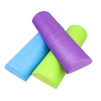 30cm45cm half round eva massage foam roller yoga pilates fitness equipment balance pad yoga blocks with massage floating point
