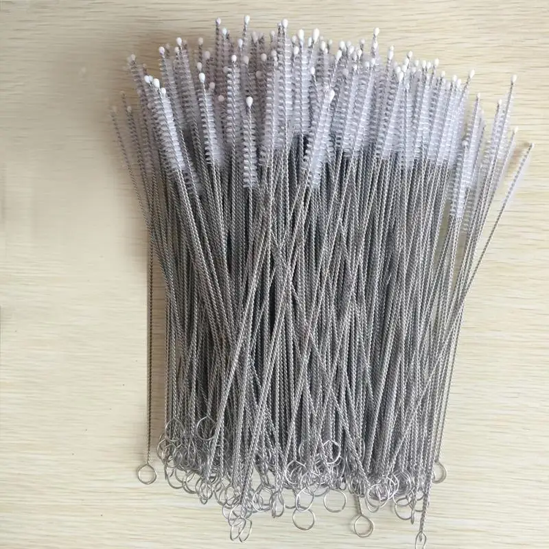 5Pcs/lot Straw Cleaning Brush Stainless Steel Feeding Bottle Wash Drinking Pipe Straw Baby Bottle Brushes Brush Cleaner