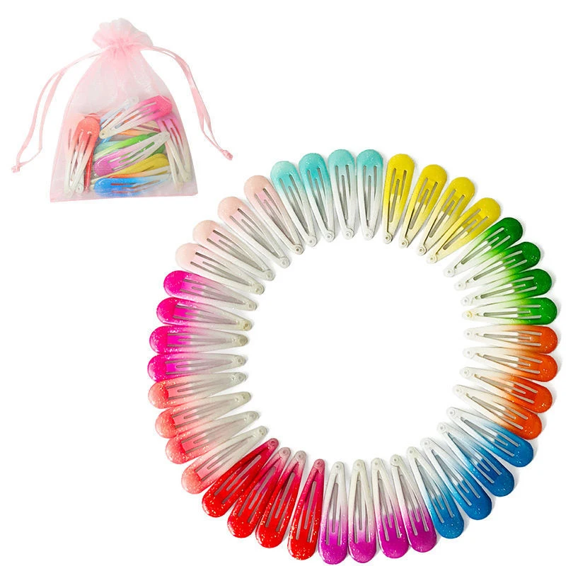 Заколка для волос Детская в форме капли 10 40 шт.|Шпильки и заколки волос| |