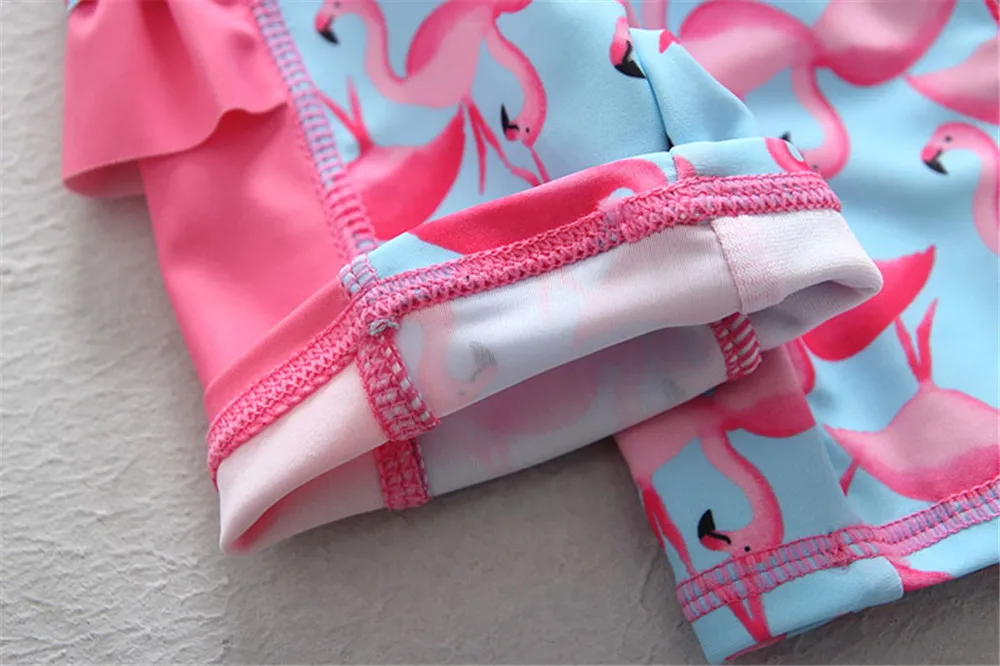 Купальники для девочек UPF50 + детский солнцезащитный купальник детей пляжная