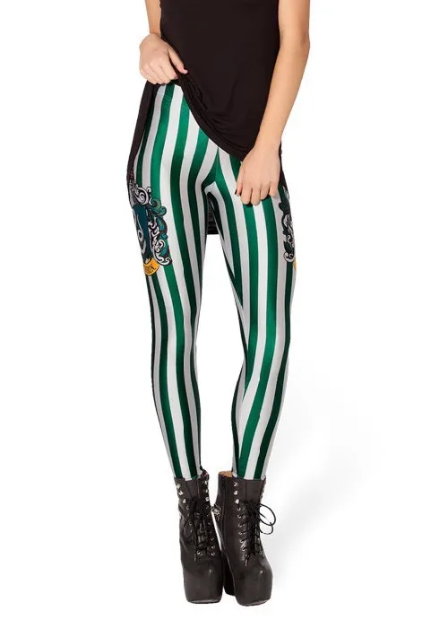 3D цифровая печать дьявол сатана женские леггинсы для фитнеса козий Рог