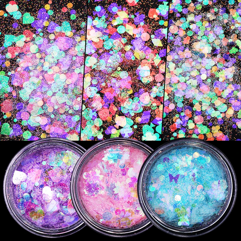 1 шт. цветные блестки для ногтей | Красота и здоровье