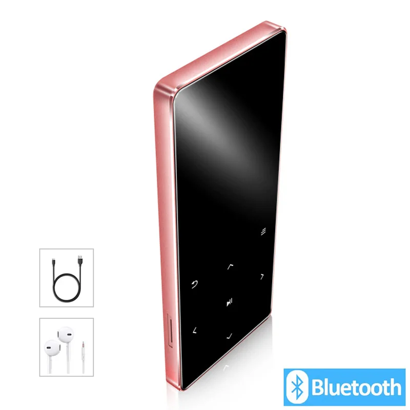 Mp3-плеер с Bluetooth-динамиком сенсорная клавиша встроенный 8 ГБ 16 128 Hi-Fi металлический