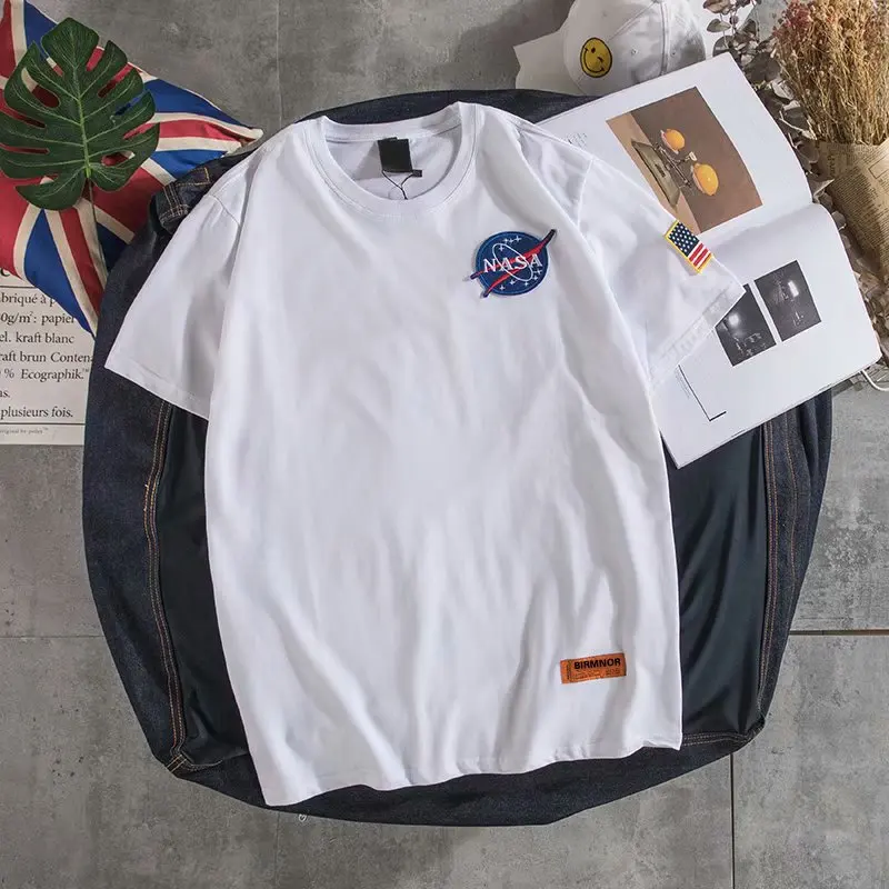 Мужская футболка в стиле хип хоп с короткими рукавами Харадзюку уличная одежда