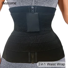Bandage Wrap Waist Trainer Fajas Reductoras Y Modeladoras Cinta Gaine Bodys Para Mujer Shaper Tummy Snatch Me Up Bandage Wrap (3)