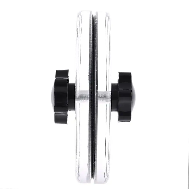 

LP Vinyl Record Cleaner Clamp Record Label Saver Protector Waterproof Acrylic Clean Tool with Cleaning Cloth
