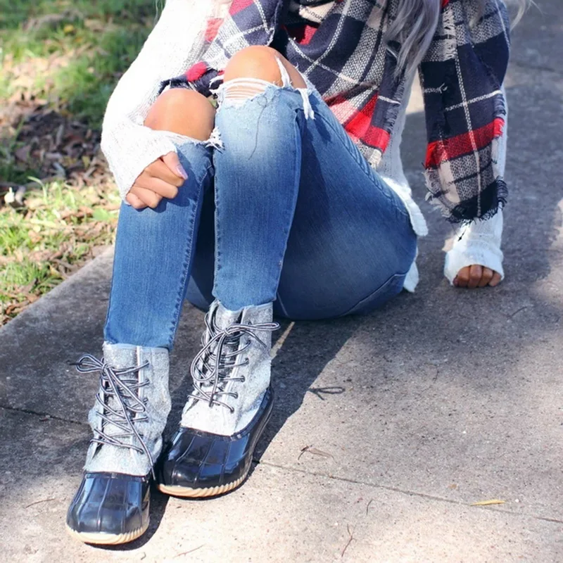 Женские уличные ботинки из искусственной кожи размера плюс 35 43 для прогулок