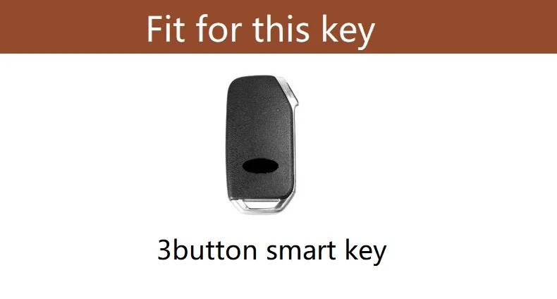 

Genuine Leather Handmade Car Key Cover key Case For Kia Sportage R 2018 Car Styling