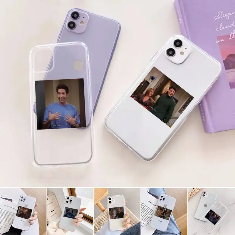 

friends tv show Phone Case For iphone 12 11 mini x xs xr pro max 8 7 6s 6 5 5s 5c se plus Transparent soft