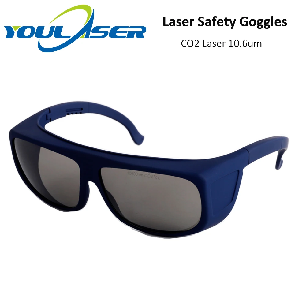 Лазерные защитные очки YOULASER 10600 нм OD4 + CE Стиль D для CO2 Laser Бесплатная доставка |