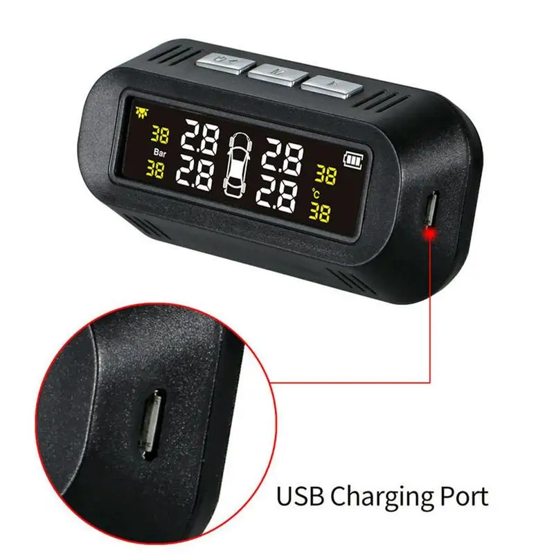 Беспроводной монитор давления в шинах беспроводная система контроля с солнечной