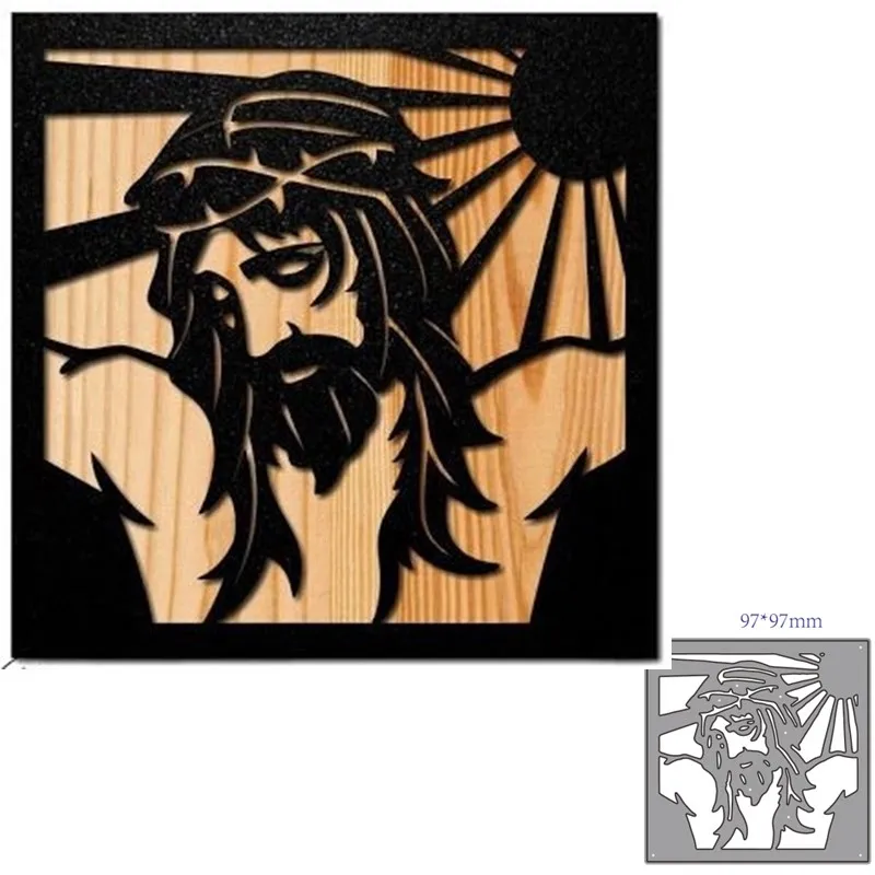

Metal Cutting Dies Cut Mold 2021 Jesus Decoration Scrapbook Paper Craft Knife Mould Blade Punch Stencils