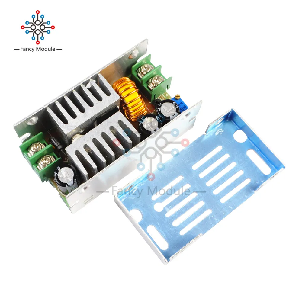 12A 200 Вт Регулируемый понижающий преобразователь DC-DC модуль 4 5-30 в до 0 8-32 В |