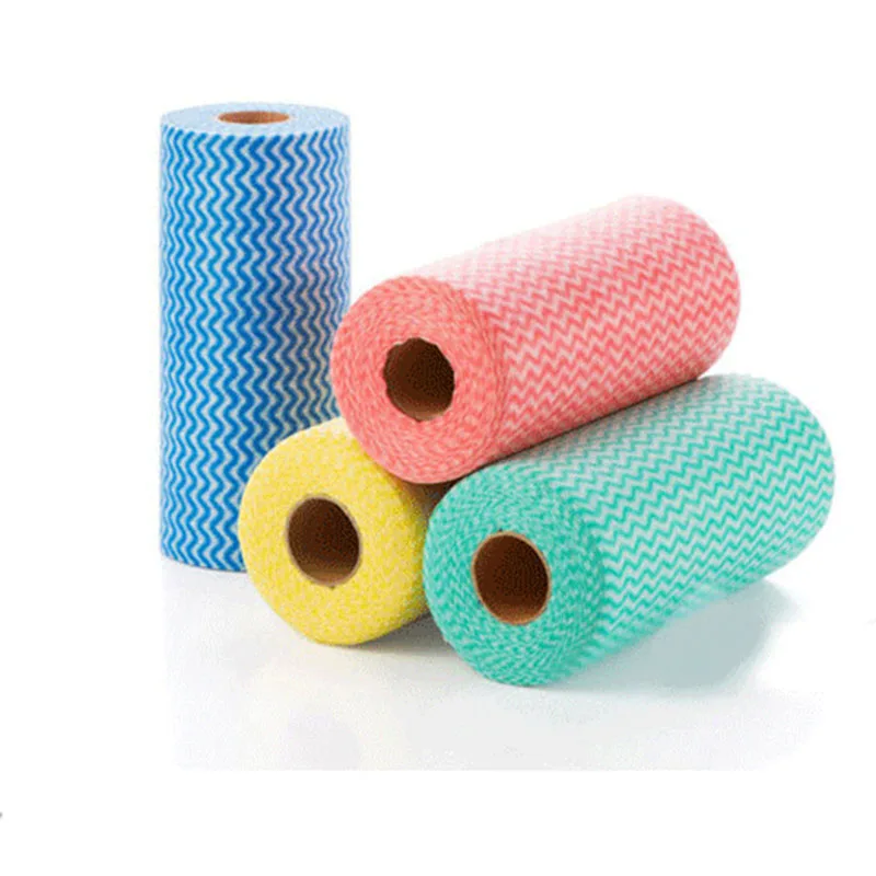 

50Tablets/ Non-Woven Fabric Kitchen Cleaning Cloth Disposable Eco-friendly Rags Wiping Pad Furniture Kitchenware Cleaning Prouct