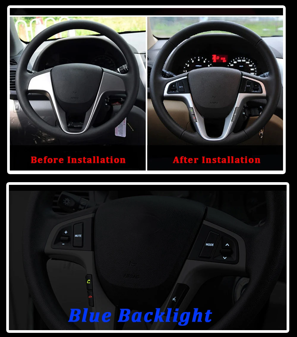 Новинка для Hyundai VERNA SOLARIS Кнопка рулевого колеса громкость аудио Bluetooth