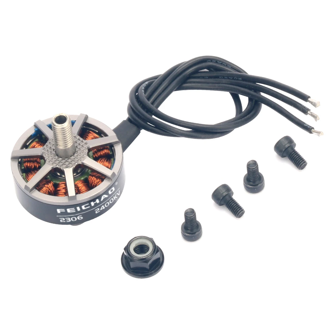 Feichao 2306 бесщеточный двигатель серый 210 кВ 3 4S мотор для 250 280 300 FPV гоночный Дрон