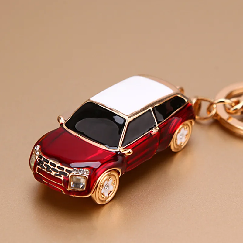 

XDPQQ Hot-selling Small Commodity Car Hair Keychain Metal Korean Female Bag Pendant Keychain Ring
